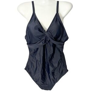 NWOT | Cupshe Black One Piece Swim Suit Large